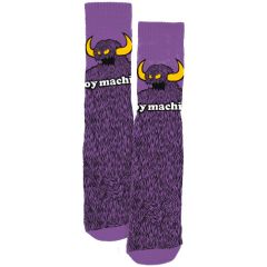 Toy Machine Furry Monster Socks Purple - Invisible Board Shop
