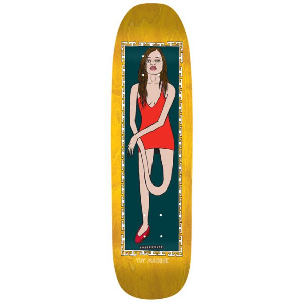 Toy Machine Ed Templeton Insecurity Skateboard Deck 8.5" - Invisible Board Shop