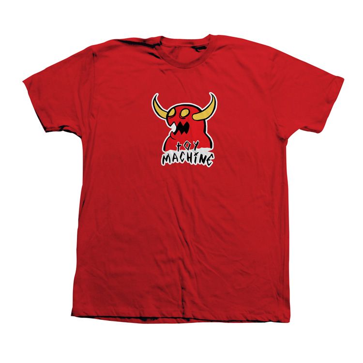 Toy Machine Mini Monster Red Short Sleeve T-Shirt - Invisible Board Shop