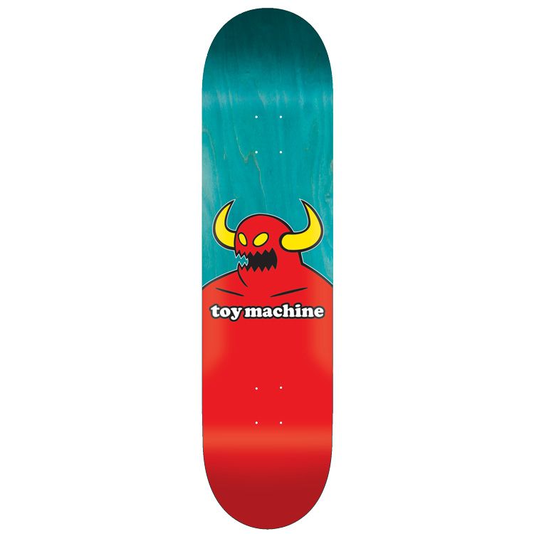 Toy Machine Monster Skateboard Deck - 8.25" - Assorted Colors - Invisible Board Shop
