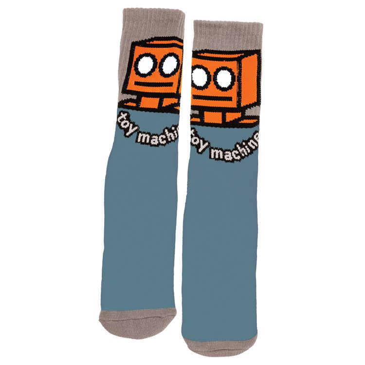 Toy Machine Robot Socks Oat - Invisible Board Shop