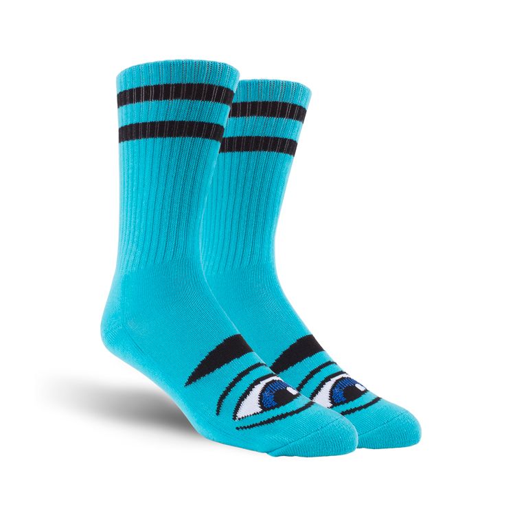 Toy Machine Sect Eye Socks - Blue - Invisible Board Shop