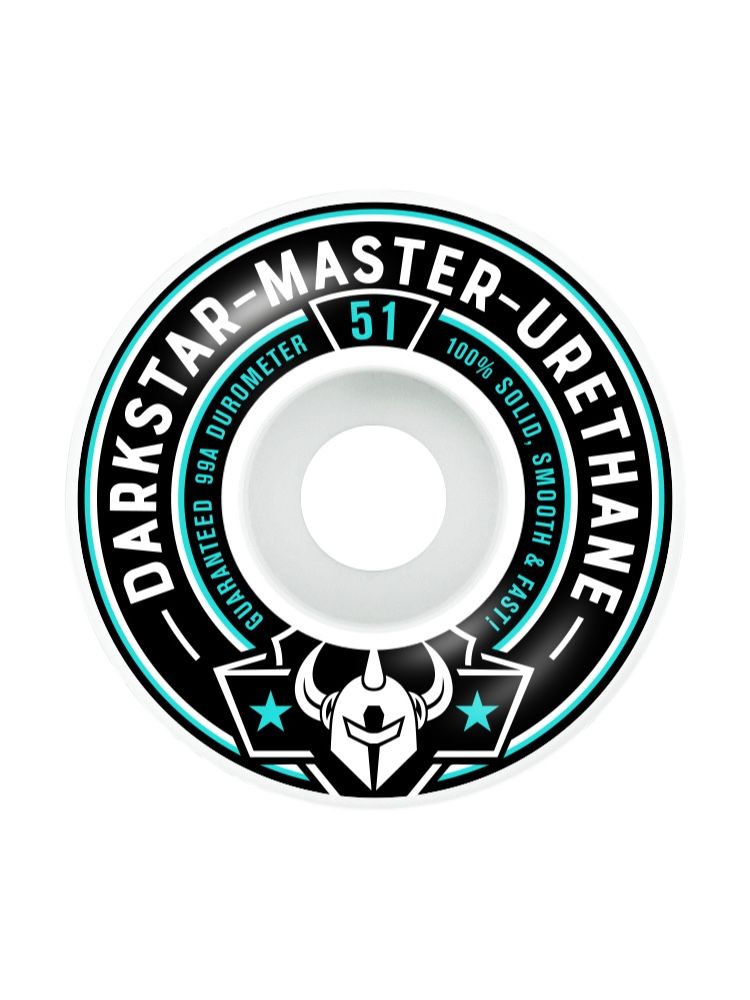 Darkstar Responder 51mm Aqua Skateboard Wheels - Invisible Board Shop