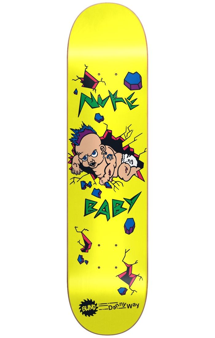 Blind Danny Way Nuke Baby Popsicle Skateboard Deck - 8.375" - Invisible Board Shop