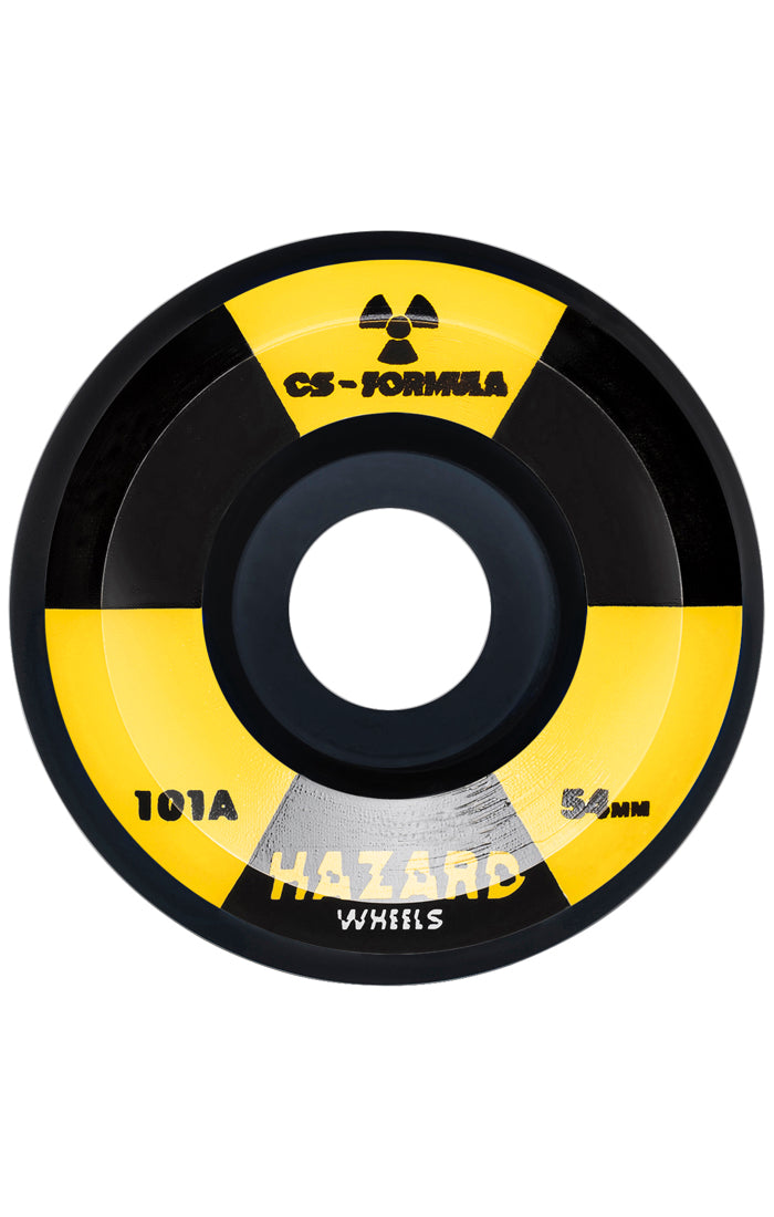 Hazard Radio Active CS Conical Black Skateboard Wheels - Invisible Board Shop