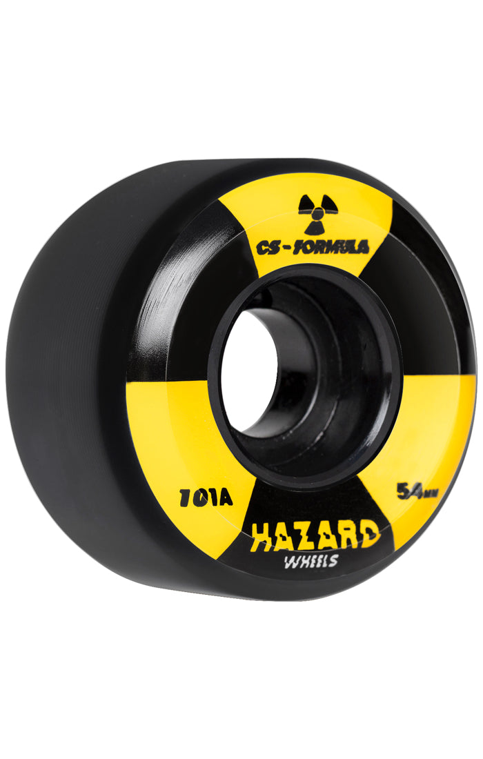 Hazard Radio Active CS Conical Black Skateboard Wheels - Invisible Board Shop