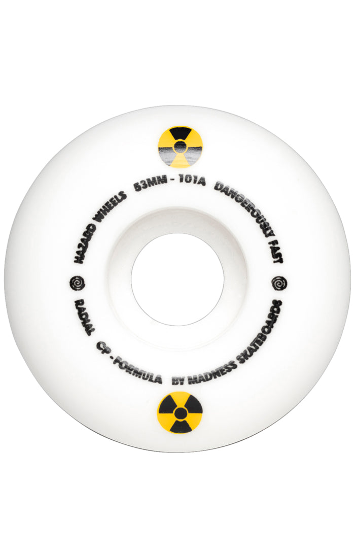 Hazard Swirl CP Radial 53MM - White - Invisible Board Shop