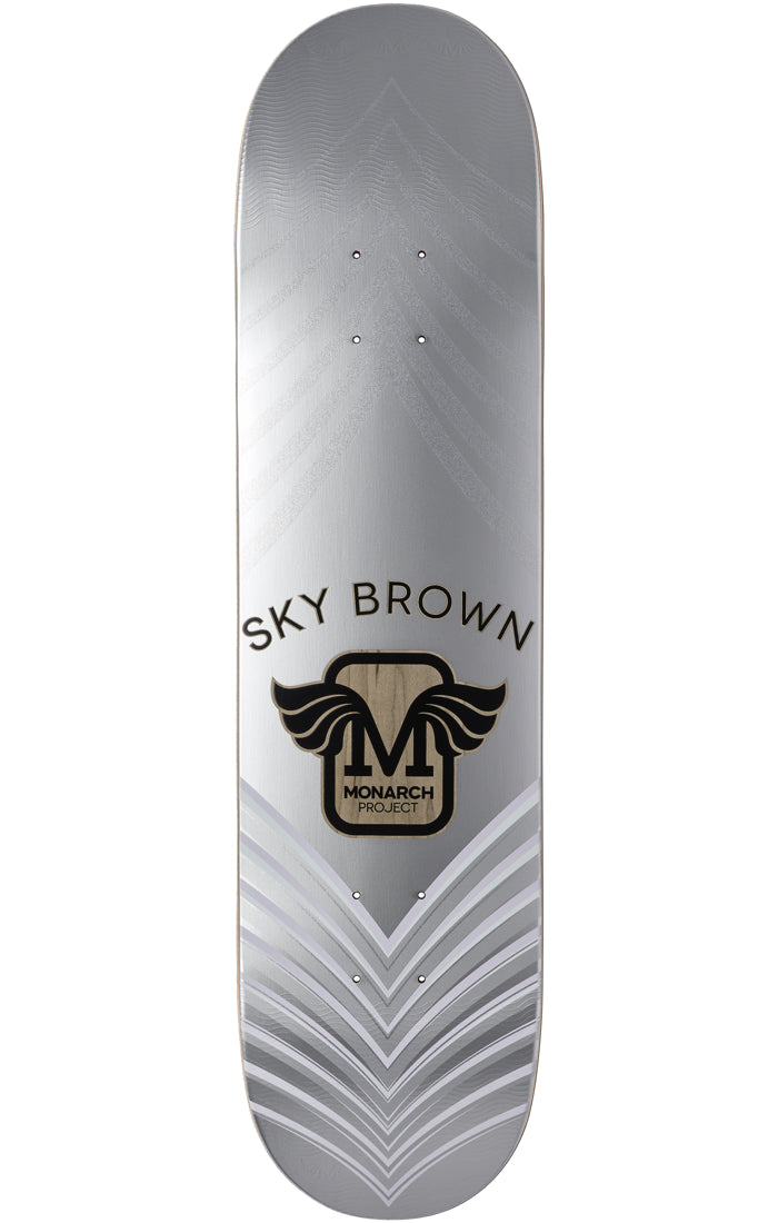 Monarch Project Sky Brown Horus Metallic R7 7.75" Skateboard Deck - Invisible Board Shop