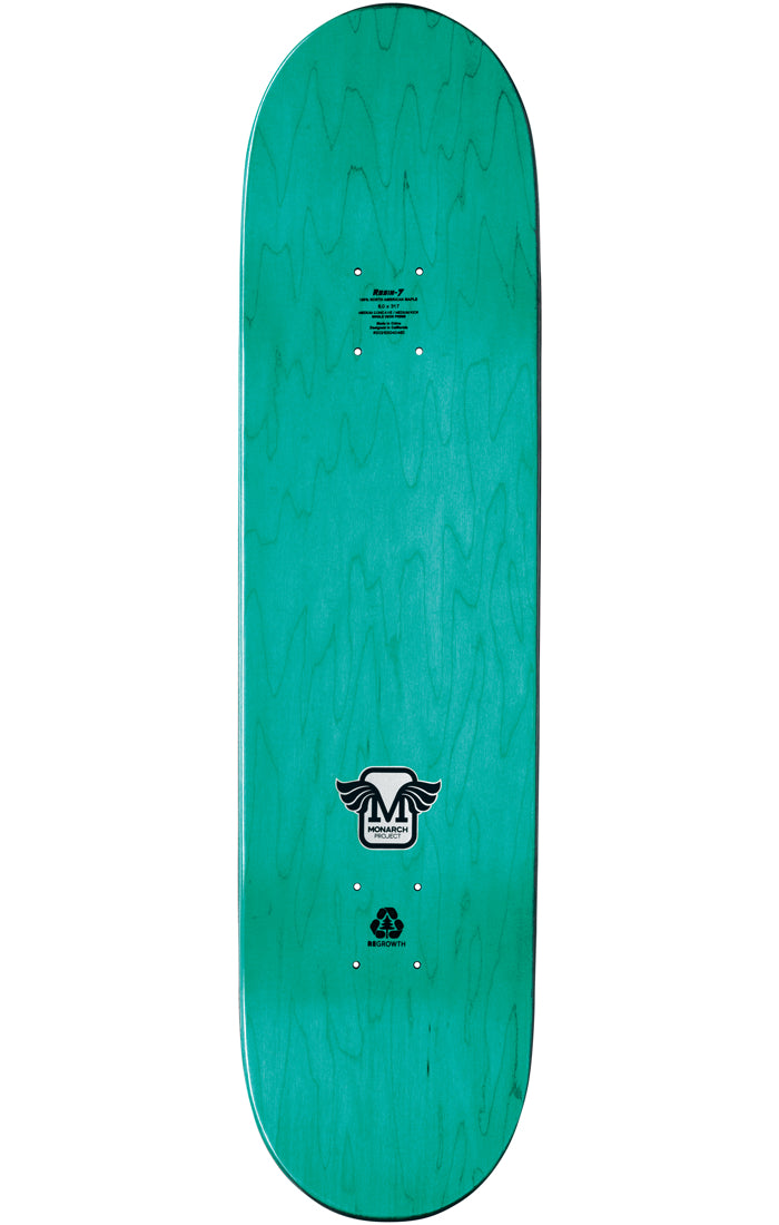 Monarch Project Sky Brown Horus Metallic R7 7.75" Skateboard Deck - Invisible Board Shop