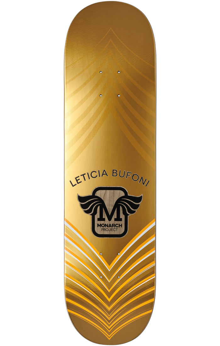 Monarch Project Leticia Bufoni Horus Metallic R7 8.375" Skateboard Deck - Invisible Board Shop