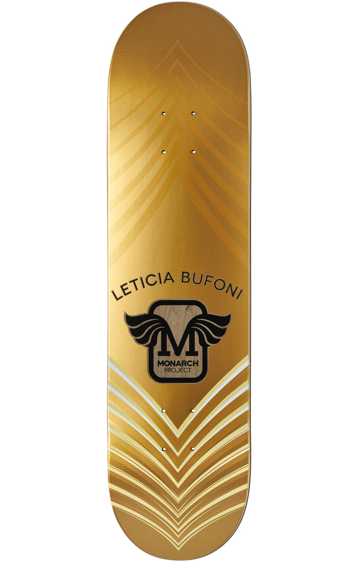Monarch Project Leticia Bufoni Horus Metallic R7 8.0" Skateboard Deck - Invisible Board Shop