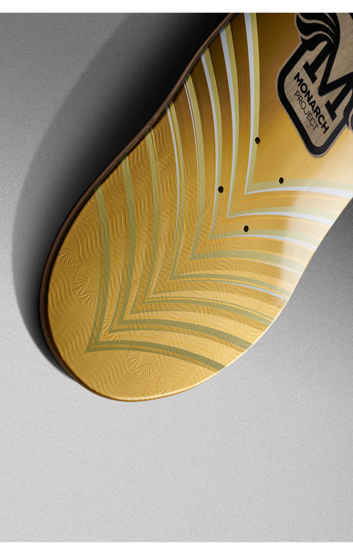 Monarch Project Leticia Bufoni Horus Metallic R7 8.0" Skateboard Deck - Invisible Board Shop