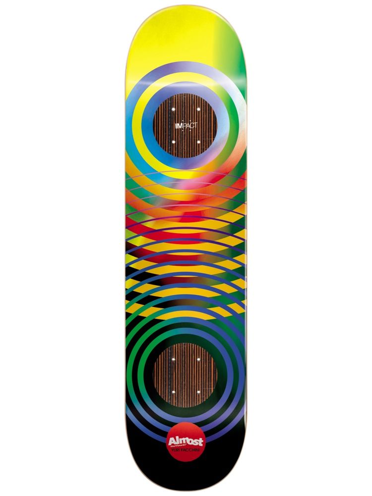 Almost Yuri Gradient Rings Impact Skateboard Deck 8.5" - Invisible Board Shop