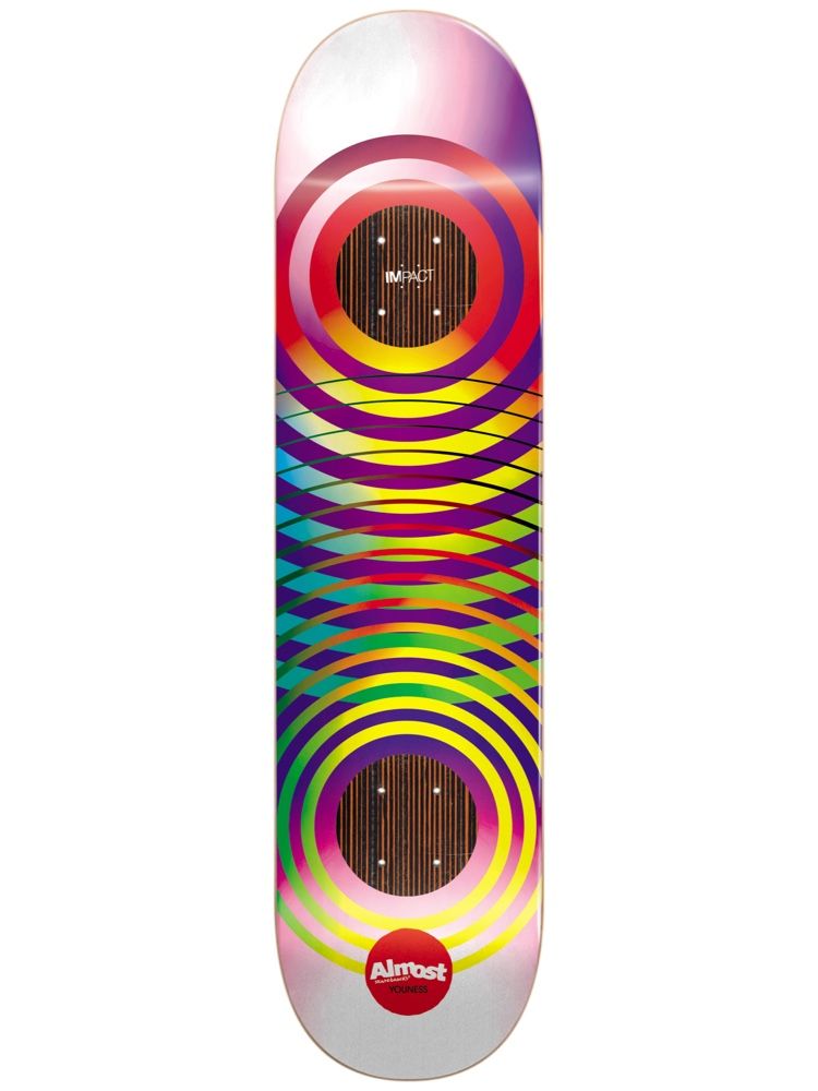 Almost Youness Amrani Gradient Rings Impact Skateboard Deck 8.375" - Invisible Board Shop