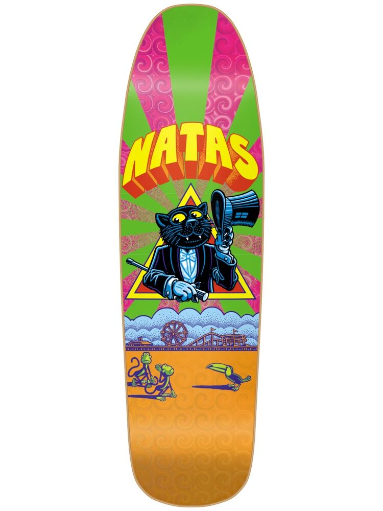 101 Natas Panther HT Re-Issue Shaped Skateboard Deck 9.25" - Invisible Board Shop