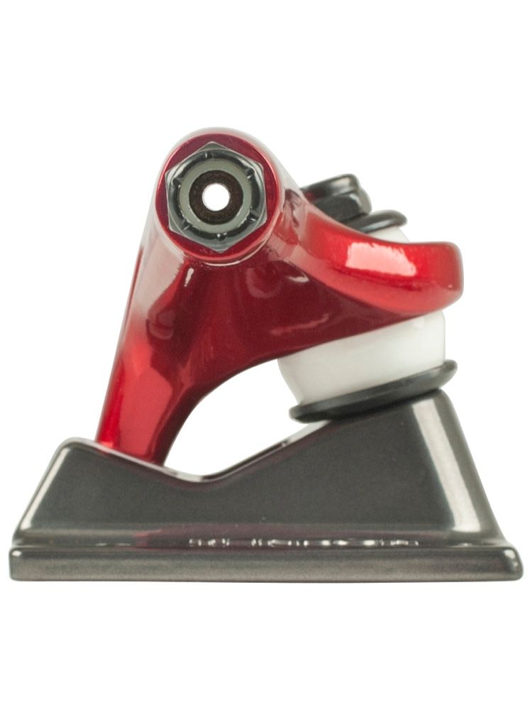 Tensor Mag Light Glossy Skateboard Truck - Gunmetal and Red - Invisible Board Shop