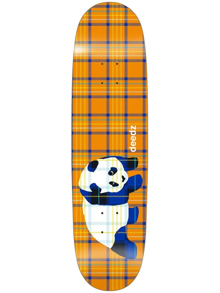 Enjoi Dedrik Deedz Galasso Plaid Panda Super Sap R7 Skateboard Deck 8.37" - Invisible Board Shop