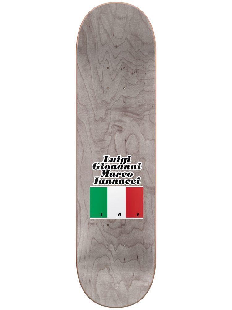 101 Gino Iannucci Bel Paese Screen Printed Re-Issue Skateboard Deck 7.5" - Invisible Board Shop