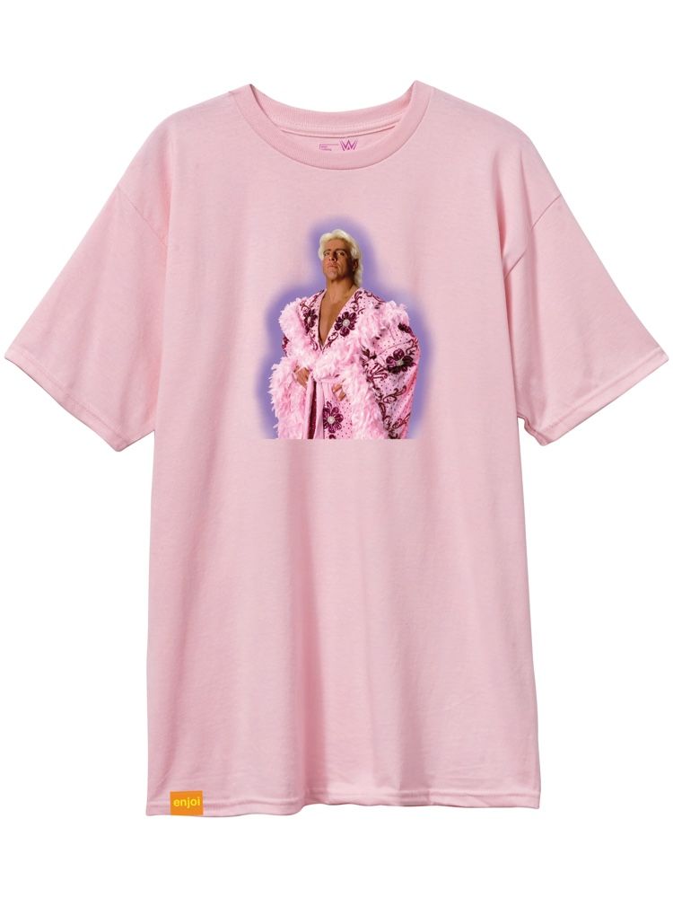 Enjoi Nature Boy Rick Flair Premium Short Sleeve T-Shirt - Pink - Invisible Board Shop