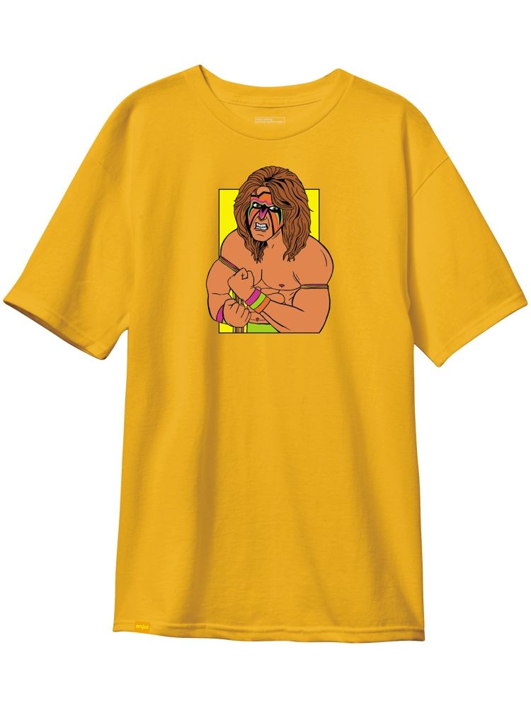 Enjoi Weekend Warrior Short Sleeve T-Shirt - Yellow - Invisible Board Shop