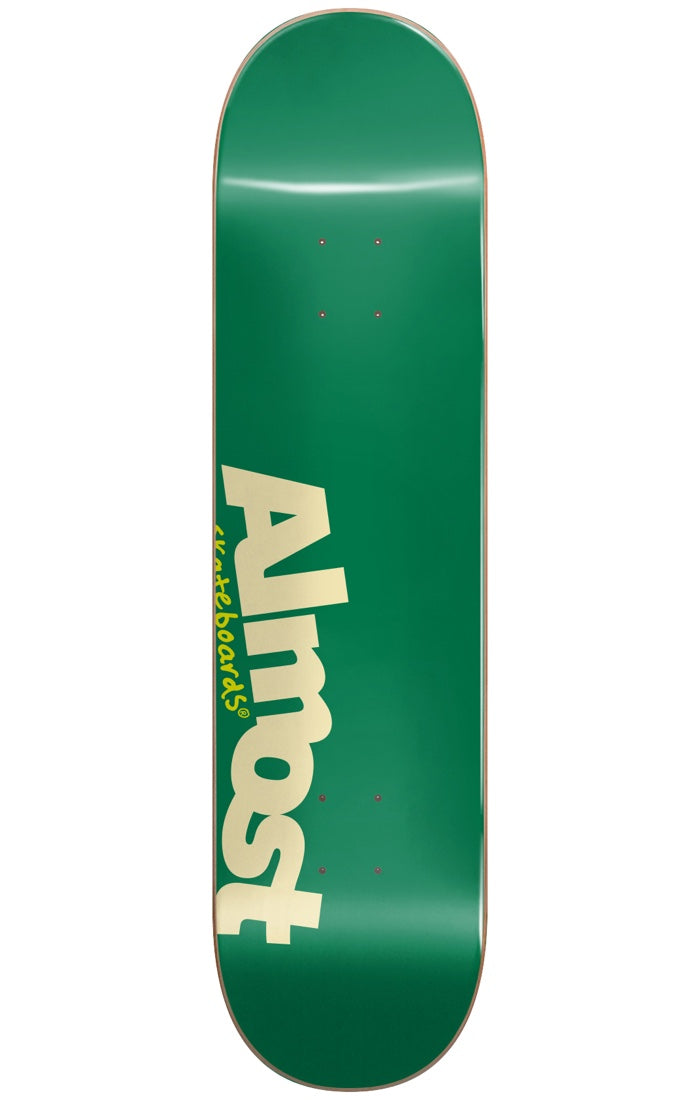 Almost Hybrid Green Skateboard Deck 8.25" - Invisible Board Shop