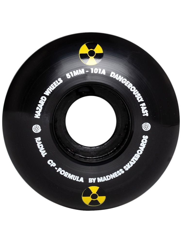 Hazard Swirl CP Radial 51MM - Black - Invisible Board Shop