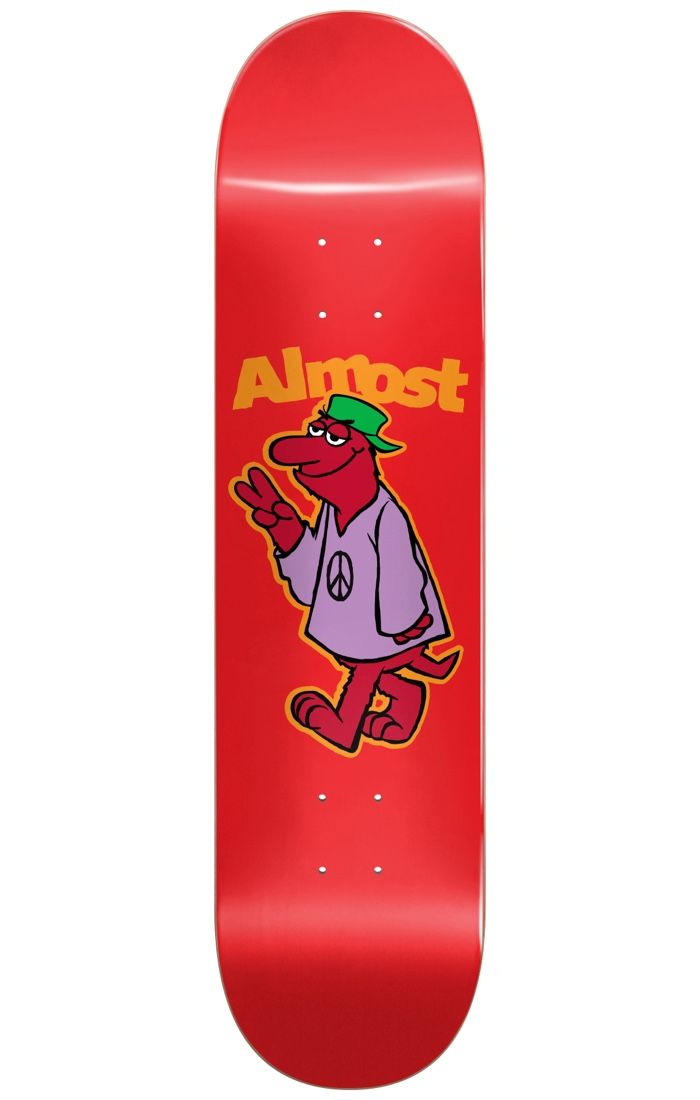 Almost Peace Out Hybrid Skateboard Deck 8.125" - Invisible Board Shop