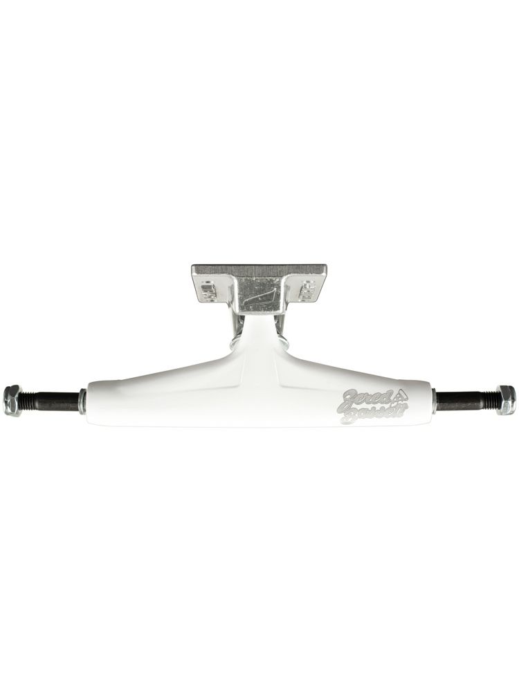 Tensor Aluminum White Zered Bassett Night Shift Skateboard Trucks - 5.5" - Invisible Board Shop