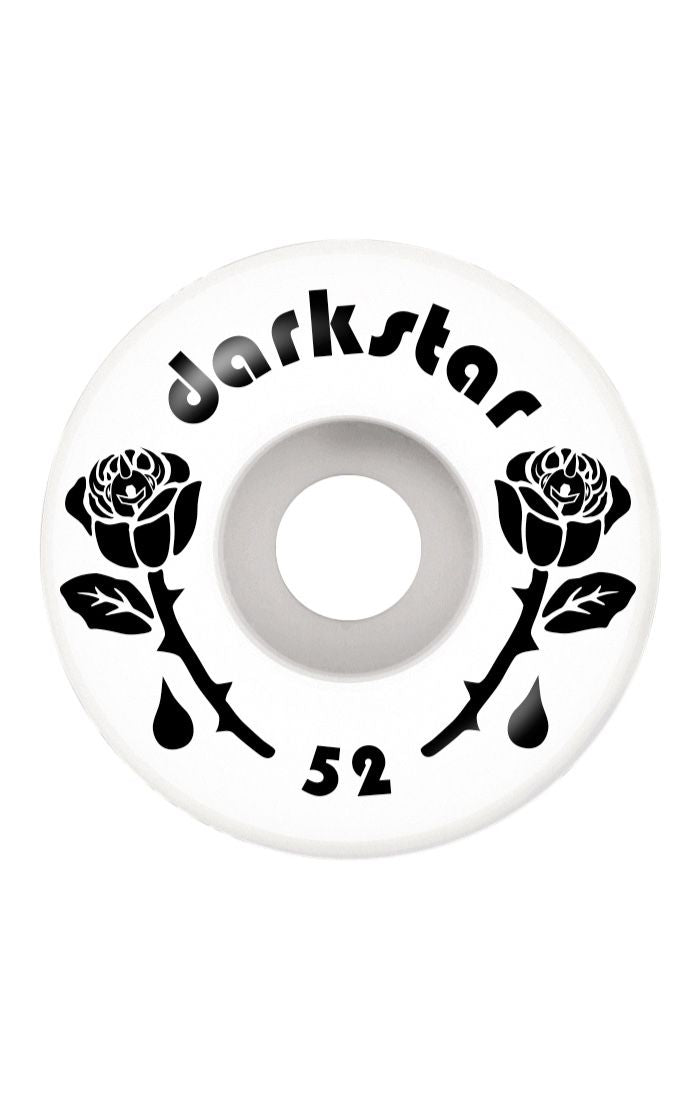 Darkstar Forty Skateboard Wheels Black/Aqua - 52MM - Invisible Board Shop