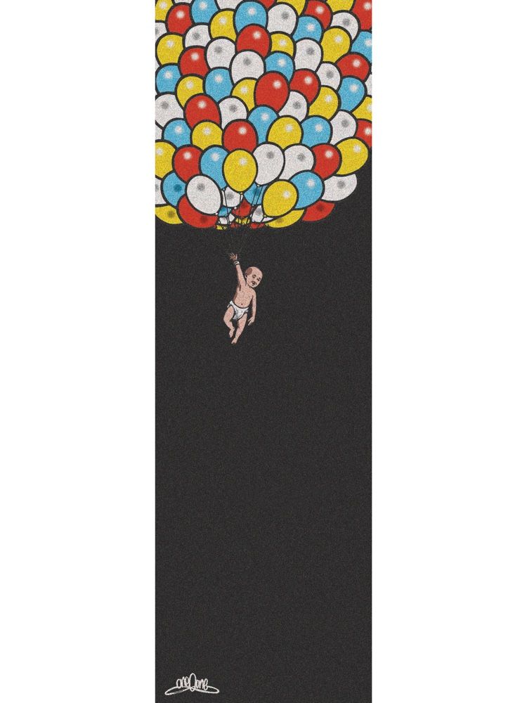 101 Balloons Skateboard Grip Tape 10" - Invisible Board Shop