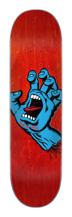 Santa Cruz Screaming Hand 8.00in x 31.60in Skateboard Deck - Invisible Board Shop