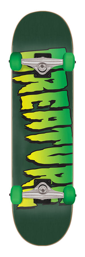 Creature Logo Full 8.00in x 31.25in  Complete Skateboard - Invisible Board Shop