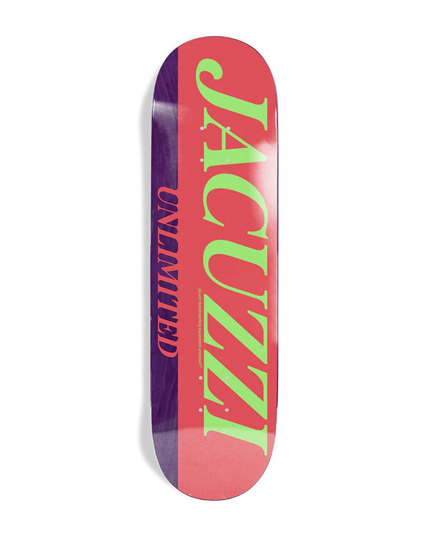 JACUZZI FLAVOR DECK 8.25 RED/PURPLE - Invisible Board Shop