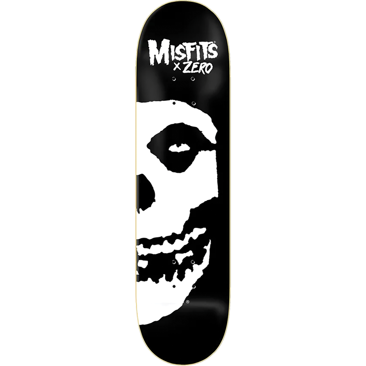 ZERO MISFITS FIEND SKULL RIGHT SKATEBOARD DECK 8.25