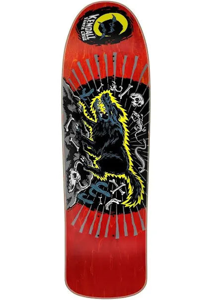 Jeff Kendall Wolf Skateboard Deck