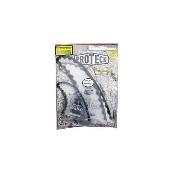 Pro Teck Power Flex FCS combo fin package - 7-inch center fin and two 4-inch side fins - KKPTKPFCCO700CS