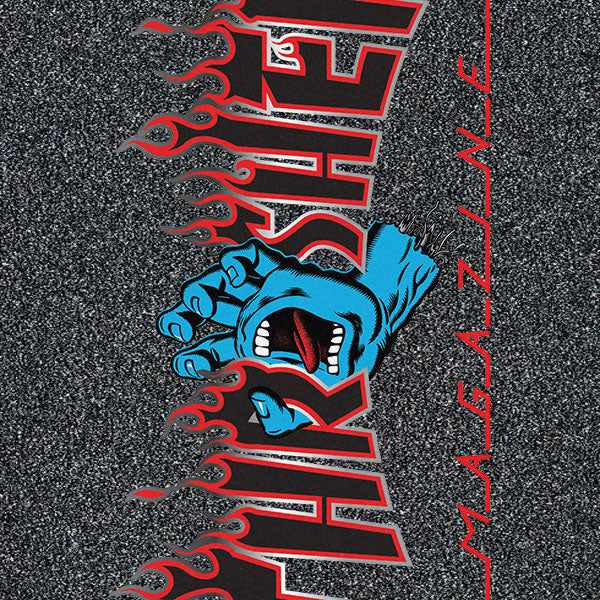 Thrasher x SC Screaming Flame Logo Grip Tape 11in x 33in Bg/5