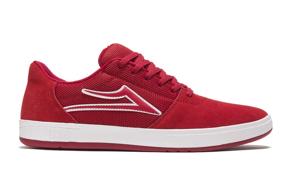 Lakai Brighton Red Suede Skateboard Shoes