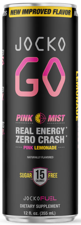 Jocko Go Energy Drink - Pink Mist (Pink Lemonade)