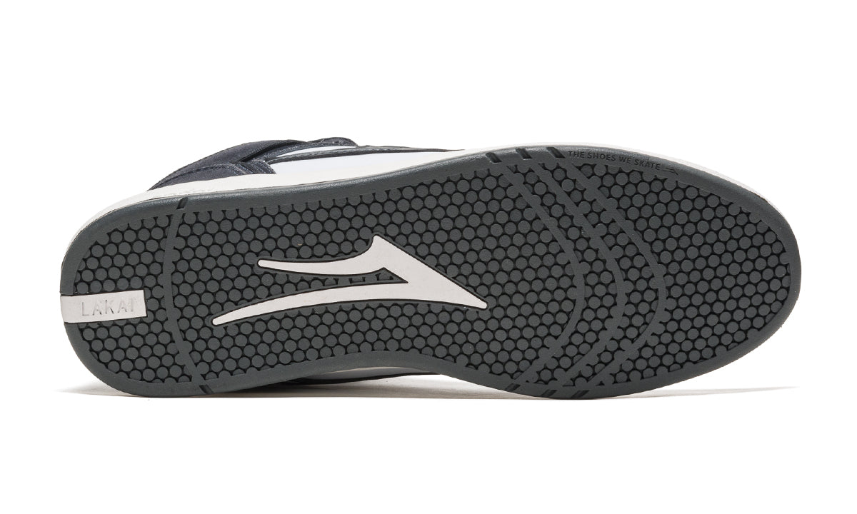 Lakai - Telford Gray / White Suede Skateboard Shoes - Invisible Board Shop