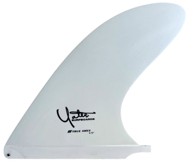 True Ames Single Fin - Yater Spoon Longboard Fin - 9.75